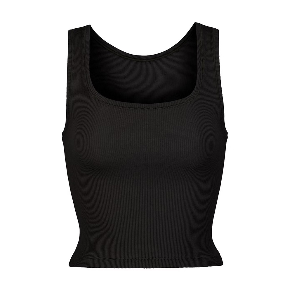SALE skims soot cotton rib tank top